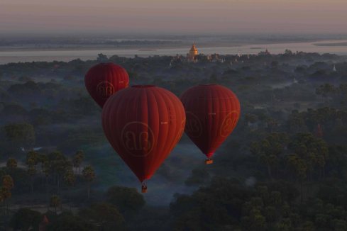 Ballons over Bagan!